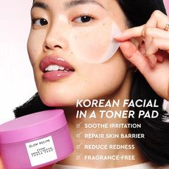 PDRN+ Repair + Soothe Korean Toner Pads